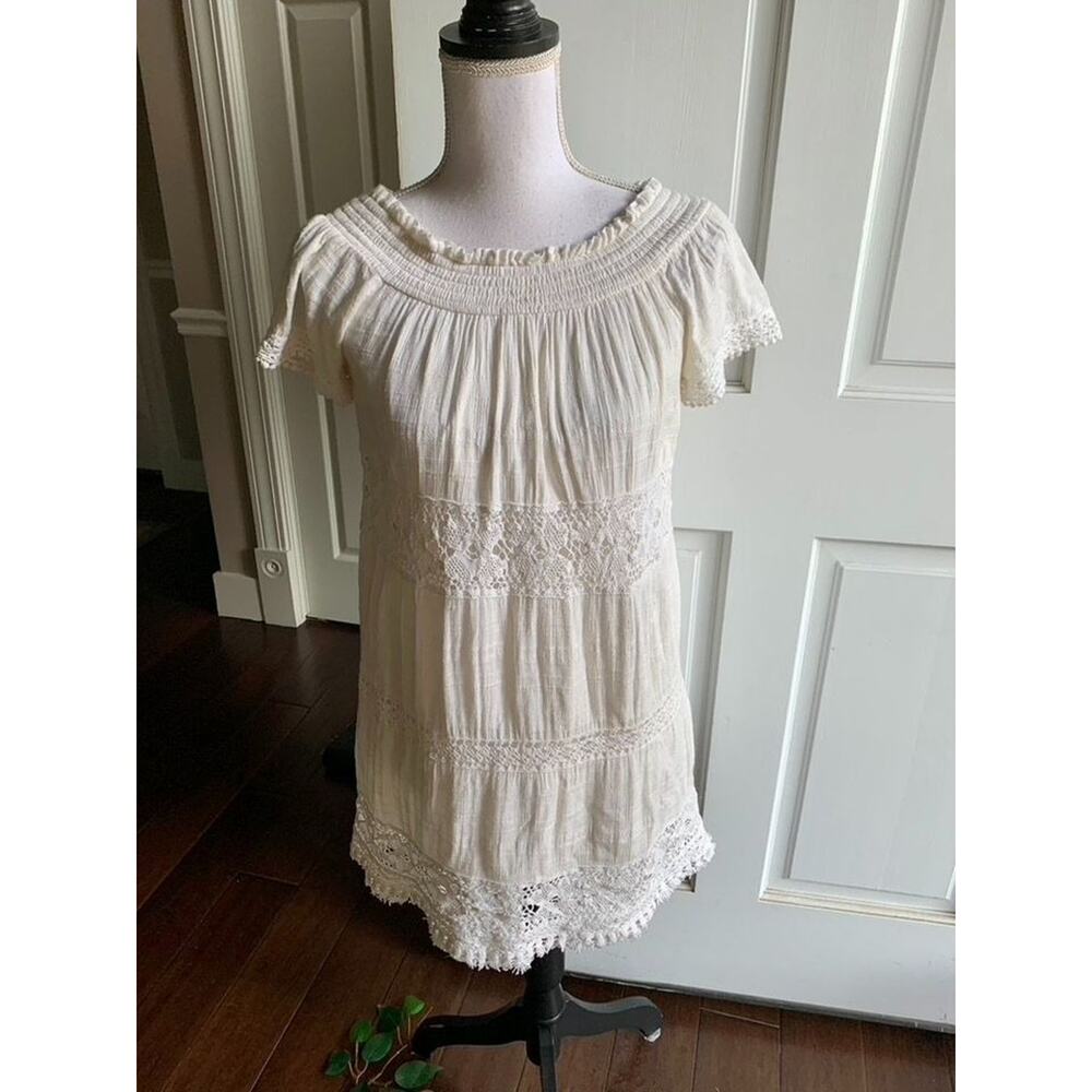 American Eagle white eyelet dress size XS